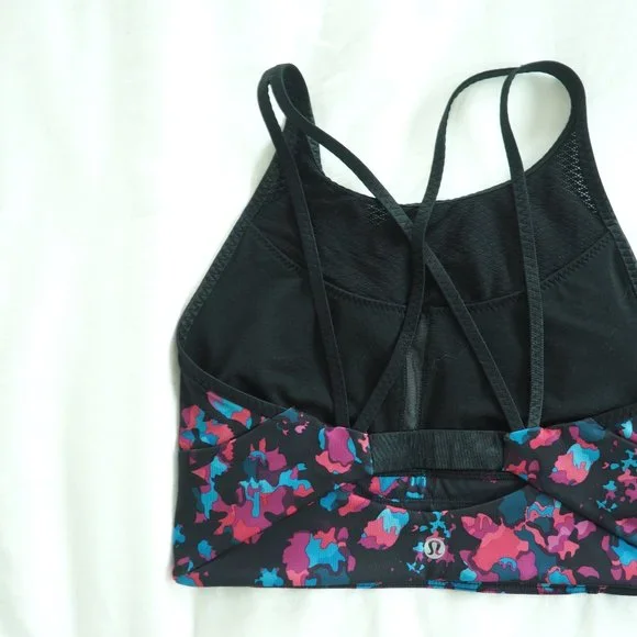 Lululemon Mesh High-Neck Sports Bra - Size 6 - Picture 7 of 7